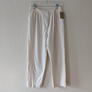 NWT For Days poplin pant in white